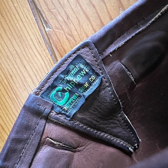 Vintage Chippewa Brown Snake Leather Boots With Buckle Straps Women’s - Picture 9 of 16